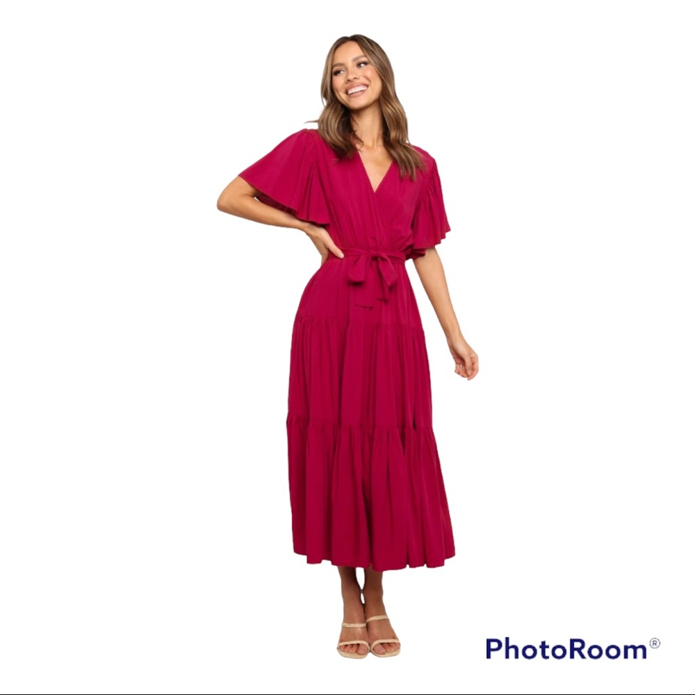 Petal & Pup barker midi dress